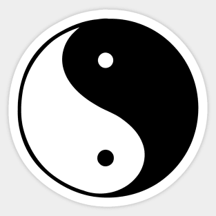 Yin Yang sticker Sticker